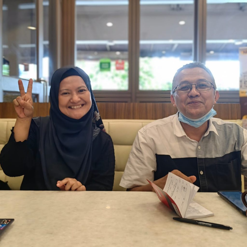 Nik Nock bersama HajiWan